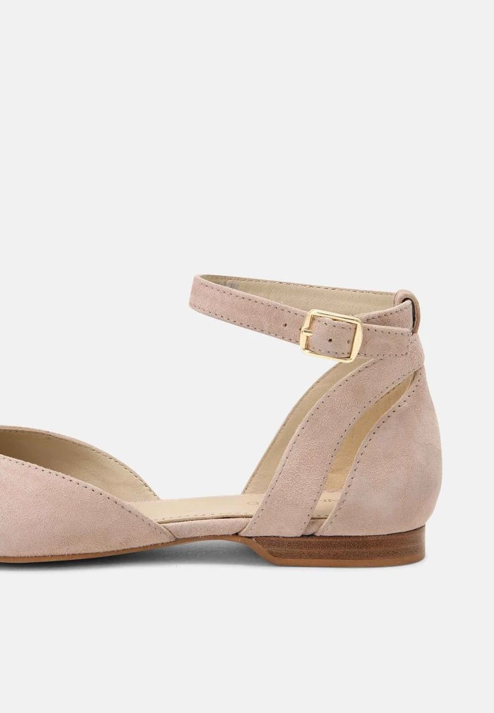 Promo ✨ Anna Field LEATHER - Ankle Strap Ballet Pumps - Beige 🤩 8 Promo ✨ Anna Field LEATHER - Ankle Strap Ballet Pumps - Beige 🤩 - Image 8