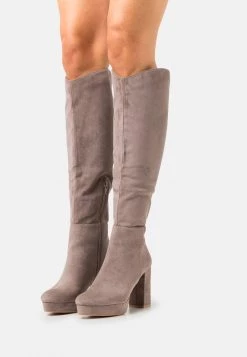 Deals ✨ Anna Field High Heeled Boots - Taupe ✔️