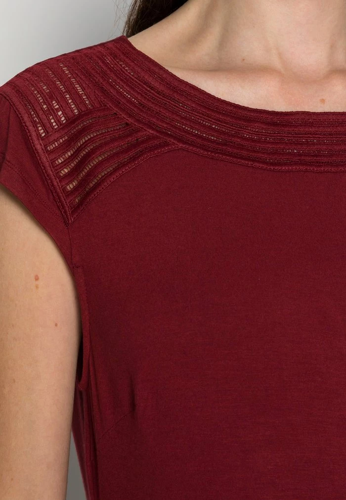 Promo ❤️ Anna Field Basic T-shirt - Dark Red 🛒 5 Promo ❤️ Anna Field Basic T-shirt - Dark Red 🛒 - Image 5