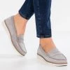 Top 10 ⭐ Anna Field COMFORT LEATHER - Slip-ons - Grey ⌛