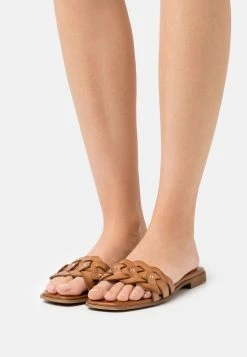 Best Pirce ⭐ Anna Field LEATHER - Mules - Cognac ✨