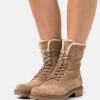 Best Sale 👏 Anna Field Lace-up Ankle Boots - Beige 😀