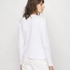 Hot Sale 🔥 Anna Field WAFFLE PIQUÉ - Long Sleeved Top - White 🎁 -My Luxe Wardrobe Sales Store 673ea6e0975d44438895b0dd5983371d