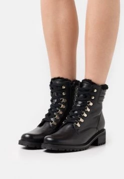 Outlet ⌛ Anna Field LEATHER - Lace-up Ankle Boots - Black 🎉
