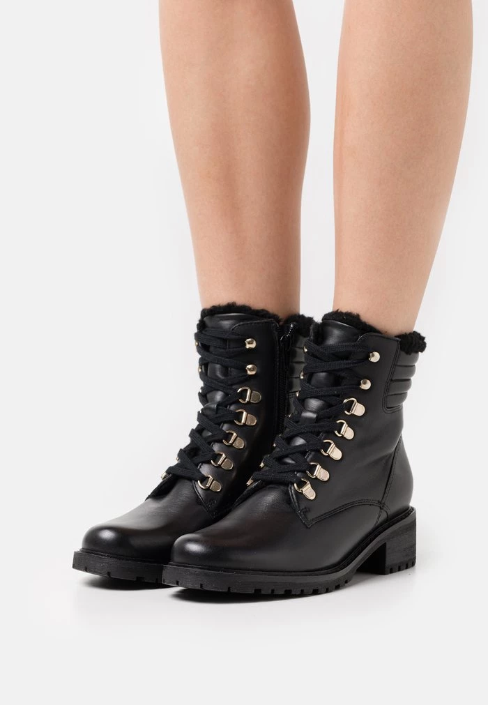 Outlet β Anna Field LEATHER - Lace-up Ankle Boots - Black π 1 Outlet β Anna Field LEATHER - Lace-up Ankle Boots - Black π