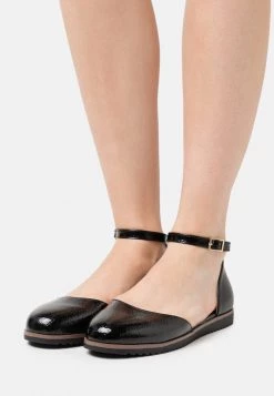 Deals 👏 Anna Field COMFORT - Ankle Strap Ballet Pumps - Black ❤️