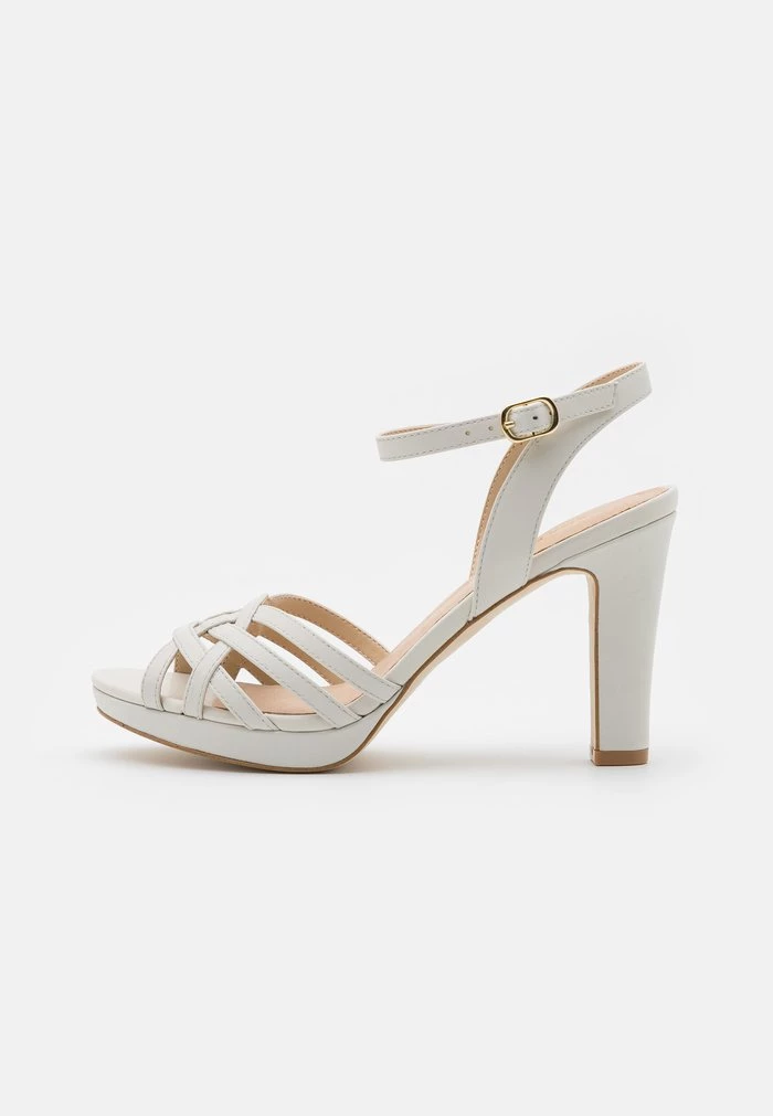 Promo β Anna Field LEATHER - High Heeled Sandals - White π 2 Promo β Anna Field LEATHER - High Heeled Sandals - White π - Image 2