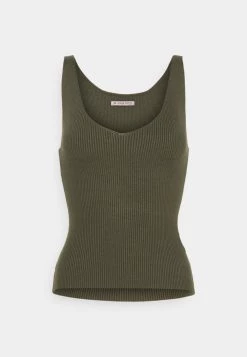 Budget 🧨 Anna Field Top - Olive ⭐