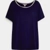 Cheapest 🔔 Anna Field Basic T-shirt - Dark Blue ⌛ -My Luxe Wardrobe Sales Store 6a28121a995f4e7b8918a6224b2595e9