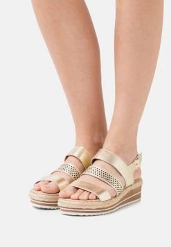 Brand new 💯 Anna Field LEATHER - Espadrilles - Gold 😀