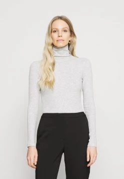 Wholesale ๐ Anna Field Long Sleeved Top - Mottled Light Grey ๐คฉ