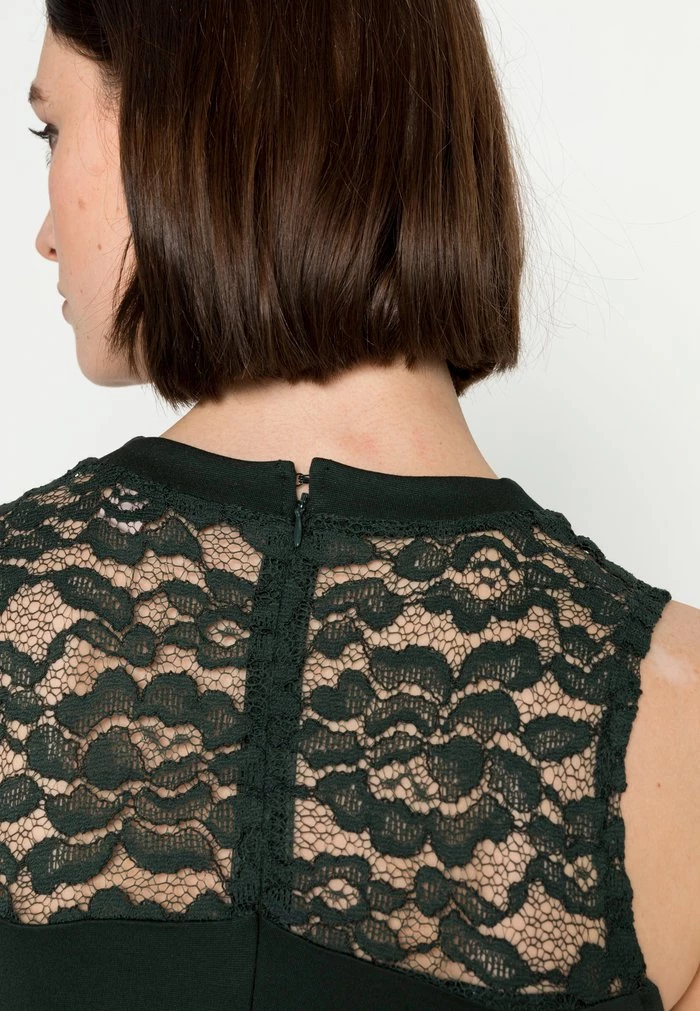 Outlet 🌟 Anna Field LACE INSERT SLEEVELESS FRONT SLIT DRESS - Jersey DRESS 🤩 - Dark Green ❤️ 5 Outlet 🌟 Anna Field LACE INSERT SLEEVELESS FRONT SLIT DRESS - Jersey DRESS 🤩 - Dark Green ❤️ - Image 5