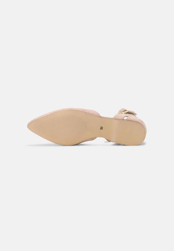 Promo ✨ Anna Field LEATHER - Ankle Strap Ballet Pumps - Beige 🤩 7 Promo ✨ Anna Field LEATHER - Ankle Strap Ballet Pumps - Beige 🤩 - Image 7