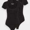 Best deal 🌟 Anna Field 2PP SHORT SLEEVES BODIES - Body - Black 😉 -My Luxe Wardrobe Sales Store 6e0586f97c504ccea7c6a5821ef118f9
