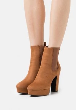 Coupon ✨ Anna Field Platform Ankle Boots - Cognac ⭐