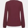Discount 🧨 Anna Field Long Sleeved Top - Bordeaux 💯 -My Luxe Wardrobe Sales Store 708ebe9f10604039b13e11eb84e37546
