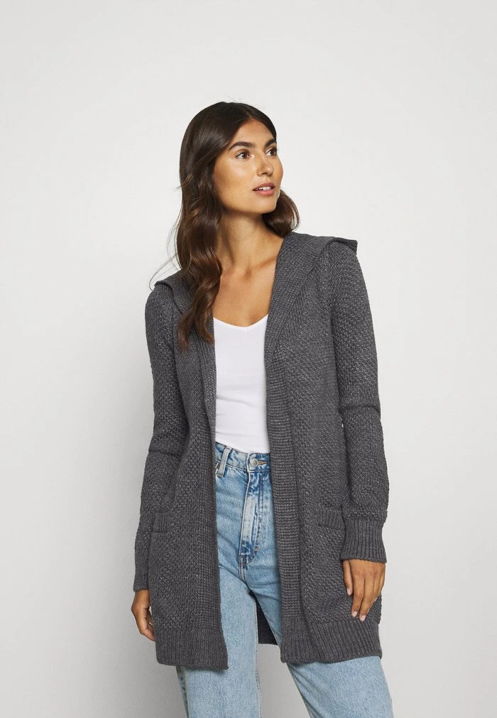 Outlet π Anna Field Cardigan - Dark Grey Melange π 1 Outlet π Anna Field Cardigan - Dark Grey Melange π