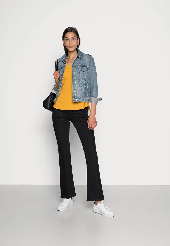 Flash Sale 👍 Anna Field Basic T-shirt - Yellow ⭐ 2 Flash Sale 👍 Anna Field Basic T-shirt - Yellow ⭐ - Image 2