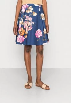 Buy ๐ Anna Field Pleated Skirt - Dark Blue ๐