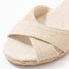 Cheap 💯 Anna Field Wedge Sandals - Beige 🎉 -My Luxe Wardrobe Sales Store 71e5b63067c44be097287565aee71b6a