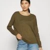 Promo 👍 Anna Field RELAXED BOAT NECK - Jumper - Olive 🤩
