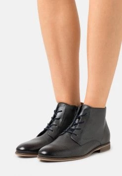 Buy 🎉 Anna Field LEATHER - Ankle Boots - Dark Blue 😍