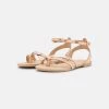 Best Sale ⭐ Anna Field LEATHER - T-bar Sandals - Rose Gold Coloured 😉 -My Luxe Wardrobe Sales Store 74a44334b1fa4ec5a024ff0e2247a0f8
