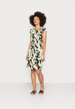Outlet ⌛ Anna Field Jersey Dress 🛒 - Black/green 🔔