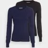 Buy 🌟 Anna Field 2 PACK JUMPER - Jumper - Black Dark Blue ⌛ -My Luxe Wardrobe Sales Store 79449892c15d4bf085fd7fb6e7324d7f