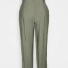 Best Sale 👍 Anna Field Smart Pant With Belt - Trousers - Khaki ✨ -My Luxe Wardrobe Sales Store 7997e20ebcfd42839f86ae986510d438