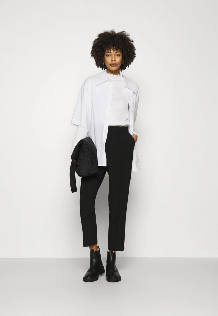 Top 10 π Anna Field BASIC BUSSINESS PANTS WITH PINTUCKS - Trousers - Black π 2 Top 10 π Anna Field BASIC BUSSINESS PANTS WITH PINTUCKS - Trousers - Black π - Image 2