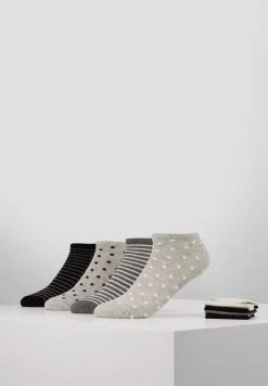 Wholesale ⌛ Anna Field 8PP SPOT STRIPE - 🎁 Socks - Grey ⌛