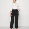 Best Sale ✨ Anna Field Belted Wide Leg Trousers - Trousers - Black 👍 -My Luxe Wardrobe Sales Store 7c424d9dd59246fba50b445a935b6d85