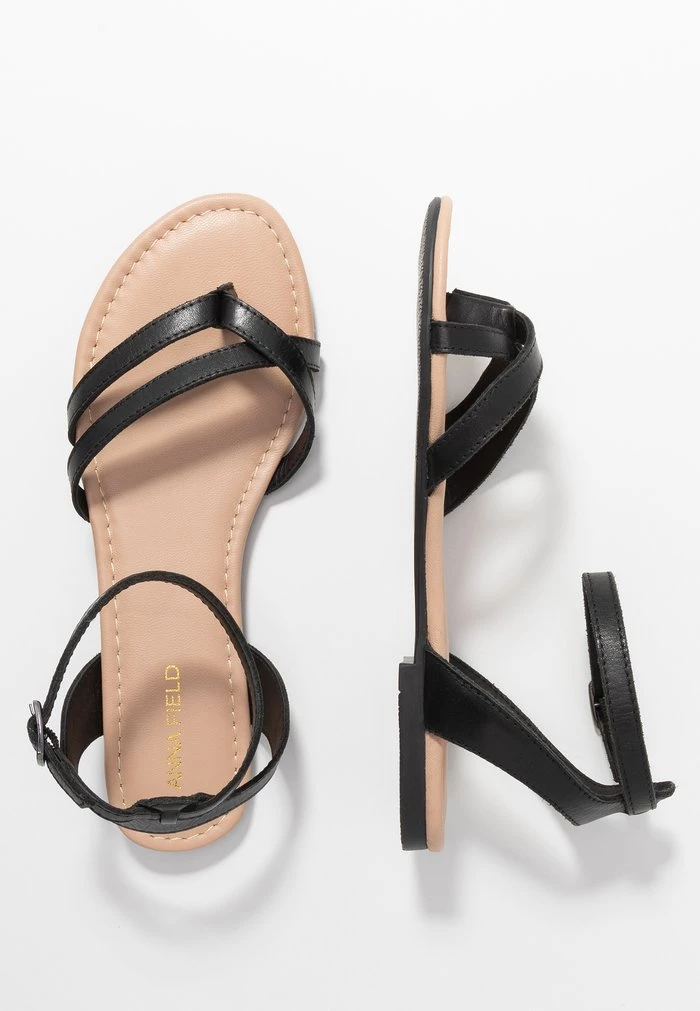 Flash Sale π₯ Anna Field LEATHER - T-bar Sandals - Black β 4 Flash Sale π₯ Anna Field LEATHER - T-bar Sandals - Black β - Image 4