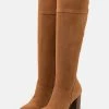 Discount ⌛ Anna Field LEATHER - High Heeled Boots - Cognac 🧨 -My Luxe Wardrobe Sales Store 7dc4473f5130403ba0adc9cde11d6a18