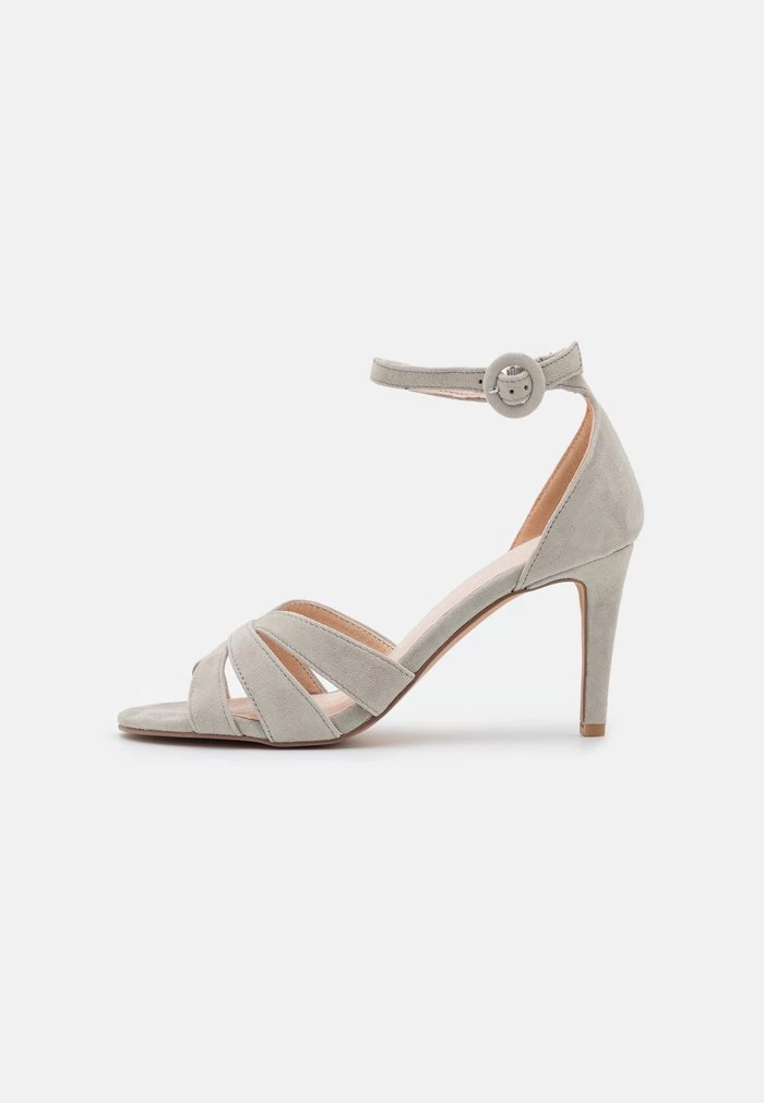 Top 10 👏 Anna Field LEATHER - Sandals - Grey ❤️ 2 Top 10 👏 Anna Field LEATHER - Sandals - Grey ❤️ - Image 2