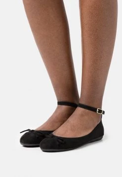 Budget ✔️ Anna Field Ankle Strap Ballet Pumps - Black ⭐