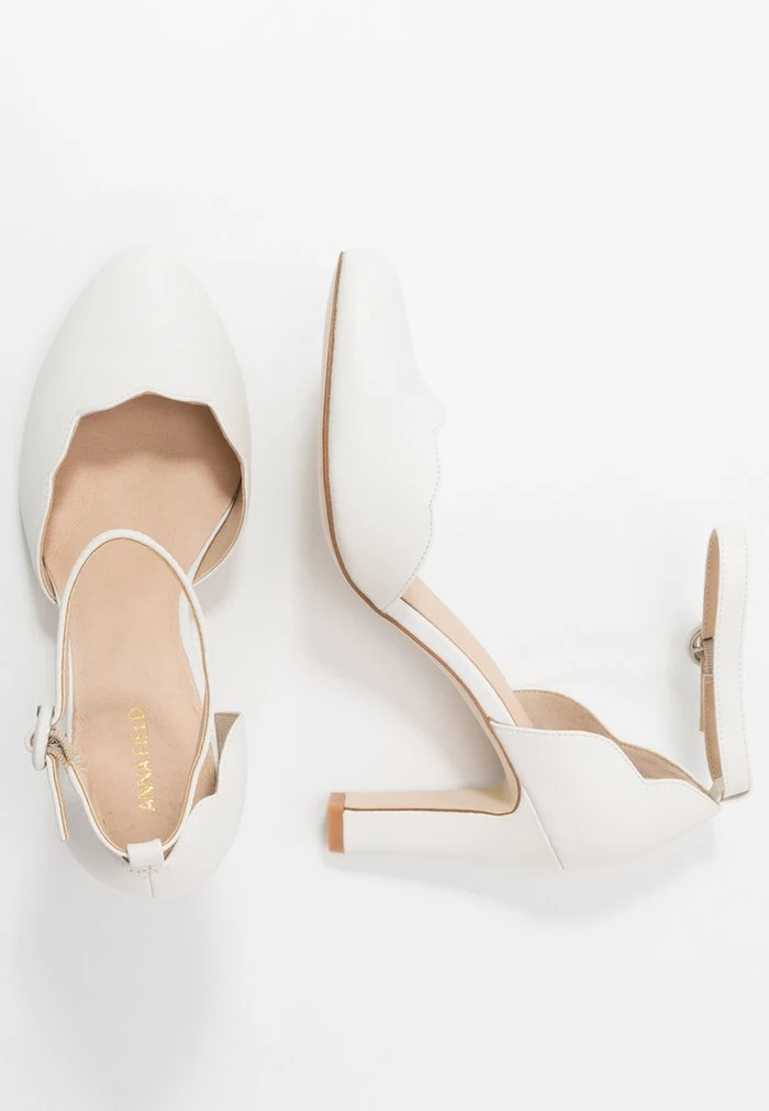 Best Pirce 🎉 Anna Field LEATHER PUMPS - High Heels - White 💯 4 Best Pirce 🎉 Anna Field LEATHER PUMPS - High Heels - White 💯 - Image 4