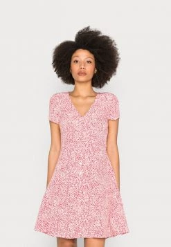 Outlet 🛒 Anna Field Day Dress - Coral/white 🌟
