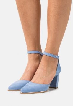 New ✔️ Anna Field LEATHER - Classic Heels - Light Blue 😉