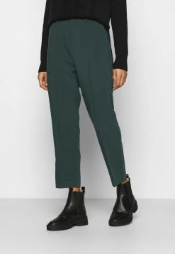 Wholesale ✔️ Anna Field BASIC BUSSINESS PANTS WITH PINTUCKS - Trousers - Dark Green ✨