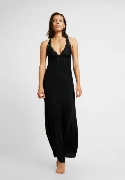 Wholesale ⌛ Anna Field ANNA LONG VISCOSE DRESS 👏 - Nightie - Black ⭐