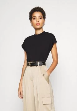 Top 10 🥰 Anna Field Basic T-shirt - Black ✨