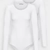 Coupon ✨ Anna Field LONG SLEEVE BODY 2 PACK - Body - White 😀 -My Luxe Wardrobe Sales Store 86f9b6736e73487bbbaf4ffbc6231e84