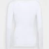 Coupon 🥰 Anna Field 2 PACK - Long Sleeved Top - White 👍 -My Luxe Wardrobe Sales Store 877228451783420fb434226b9005b68e