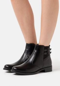 Coupon ✨ Anna Field LEATHER - Classic Ankle Boots - Black ✔️
