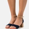 Best Sale 🎉 Anna Field LEATHER - Sandals - Dark Blue ❤️