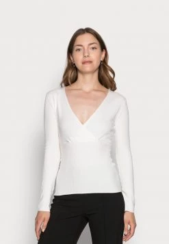 New ✔️ Anna Field WRAP SLIM FIT JUMPER - Jumper - Off-white 😍