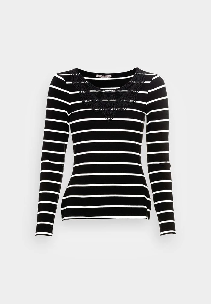 Cheap ✨ Anna Field Long Sleeved Top - Black/white ✨ 4 Cheap ✨ Anna Field Long Sleeved Top - Black/white ✨ - Image 4
