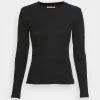 Outlet 👍 Anna Field Long Sleeved Top - Black 🧨 -My Luxe Wardrobe Sales Store 8dd17ea5242f49eaad81f893d002e813